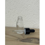 10ml Clear Glass Bottle With Dropper 